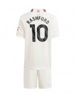 Manchester United Marcus Rashford #10 Kolmaspaita Lasten 2023-24 Lyhythihainen (+ shortsit)